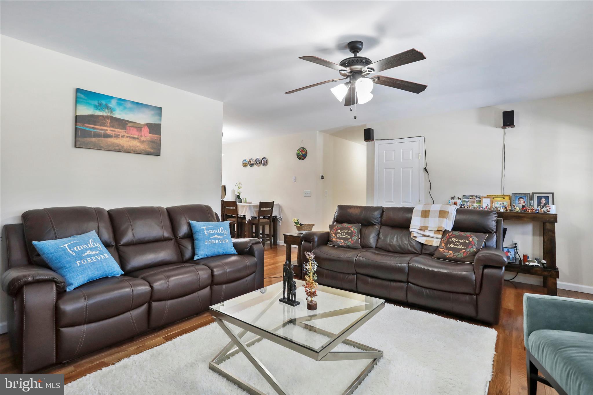 300 Park Road Stanley, VA 22851 - Photo 6 of 32 Hardwood floors & ceiling fan