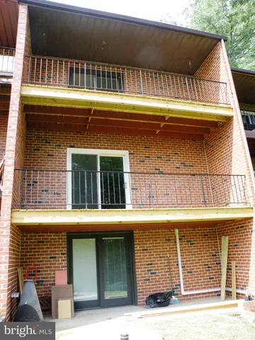 a front view of a building