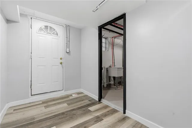 a view of a elevator