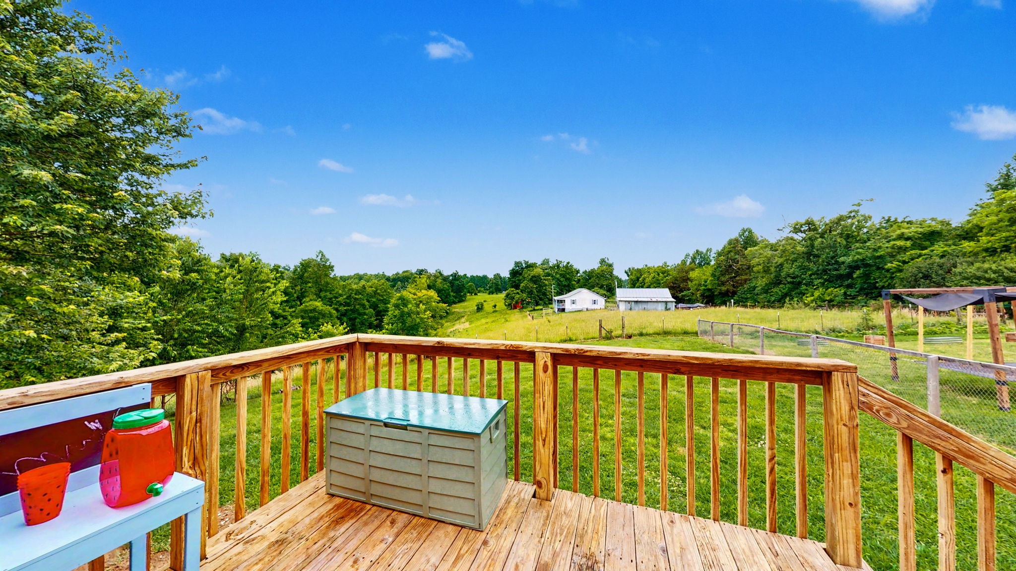 133 Cleveland Road Wartrace, TN 37183 - Photo 16 of 23 a view of a balcony with wooden floor and fence