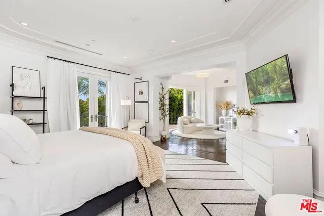 double view of a bathroom with a tub and shower