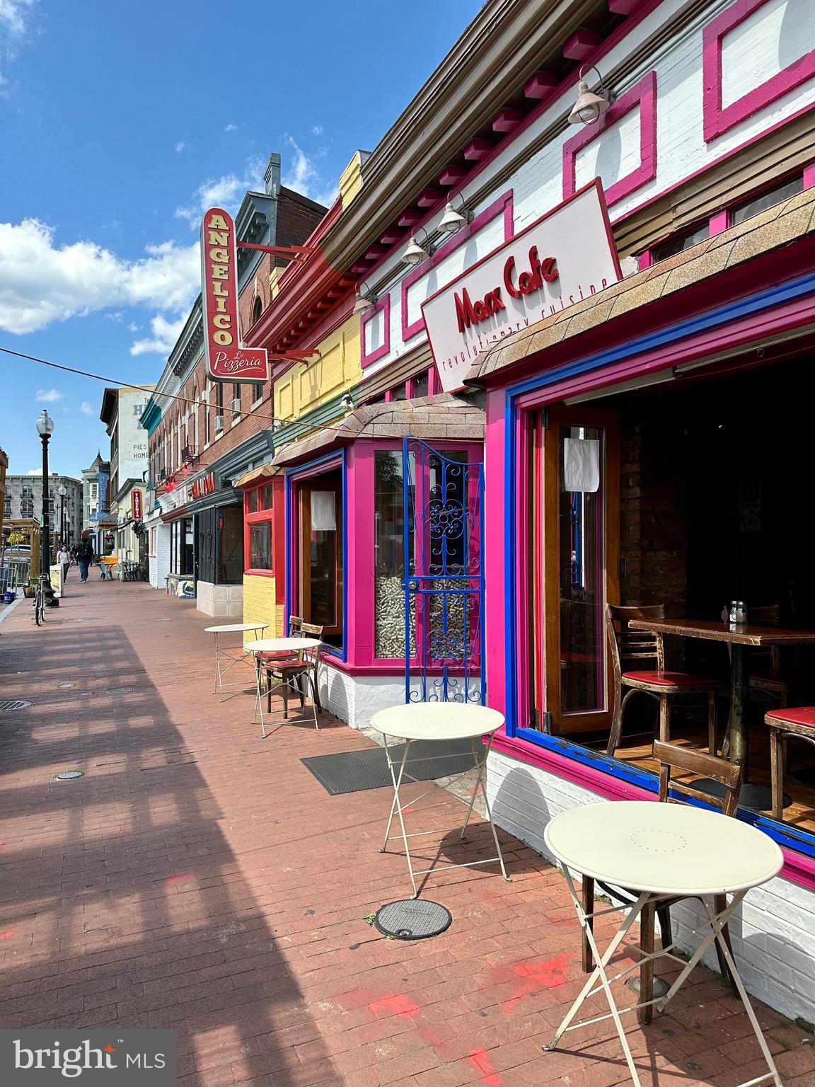 3324 18th Street Northwest, Unit 9 Washington, DC 20010 - Photo 38 of 44 a view of a cafe with a table and chairs