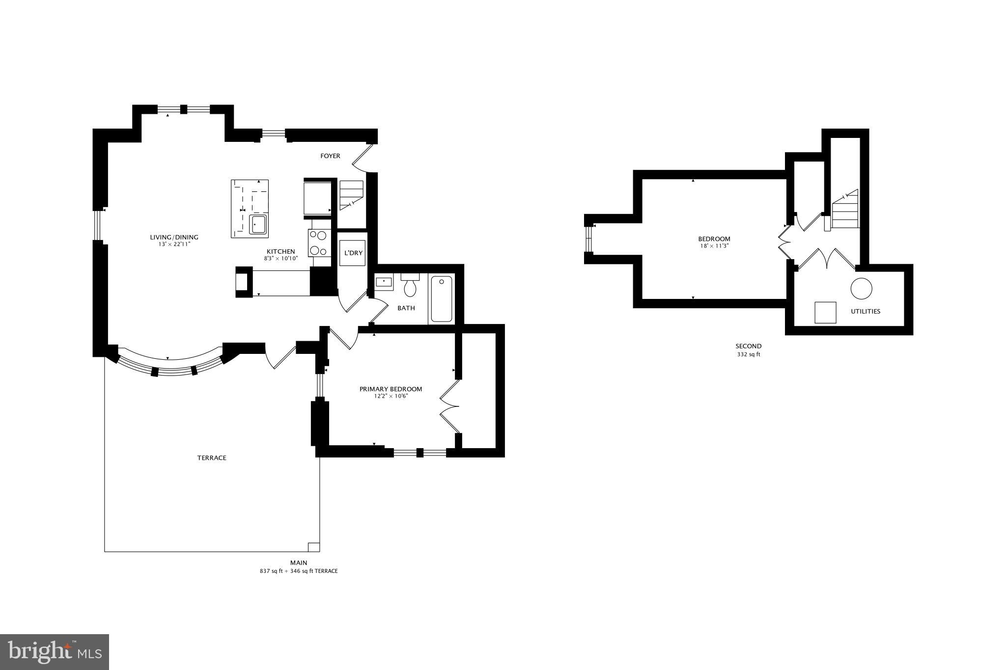 3324 18th Street Northwest, Unit 9 Washington, DC 20010 - Photo 42 of 44 a picture of floor plan