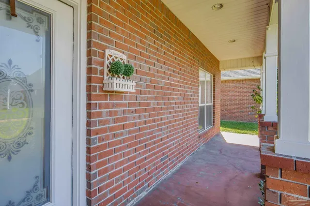 a view of door front of a house