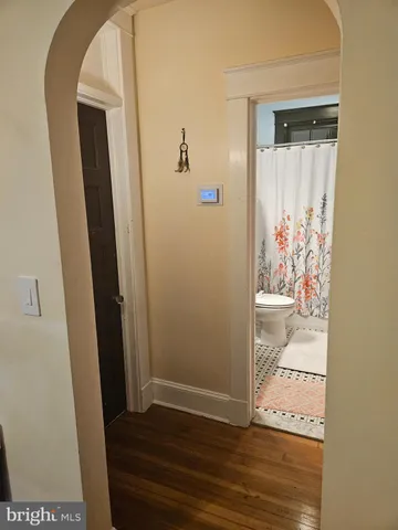 a view of an entryway door