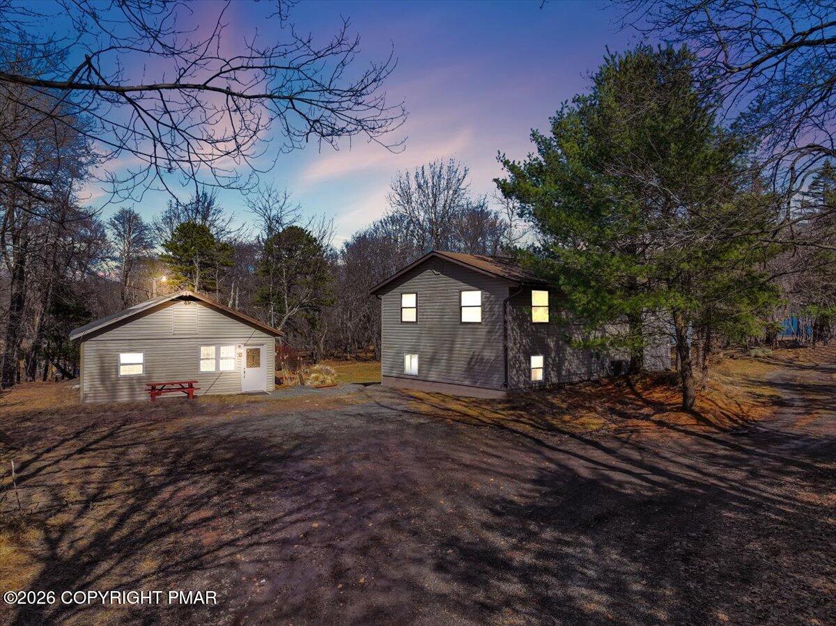 65 Highridge Road Albrightsville, PA 18210 - Photo 41 of 60 a house view with a outdoor space