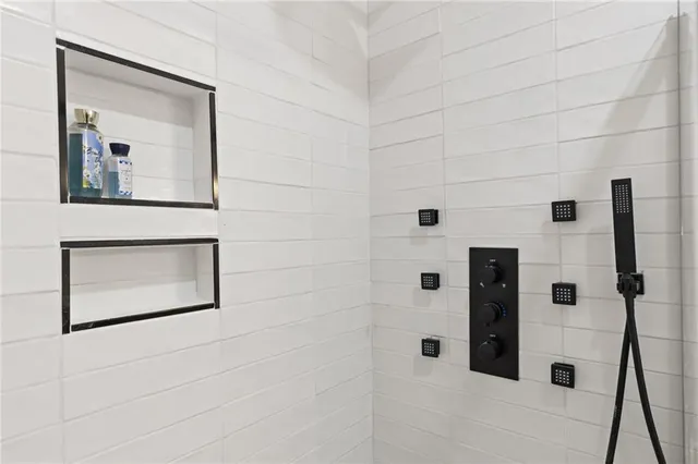 a view of a closet area