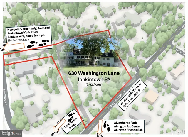 $1,600,000 | 630 Washington Lane, Jenkintown, PA 19046