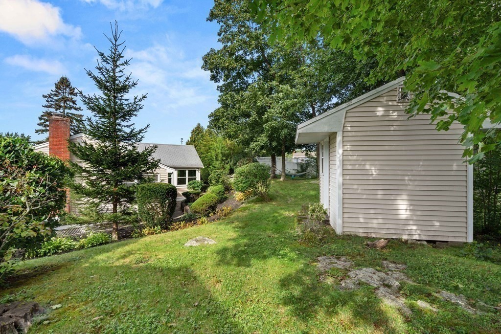4 Rayner Circle Stoneham, MA 02180 - Photo 24 of 27 a view of backyard of house