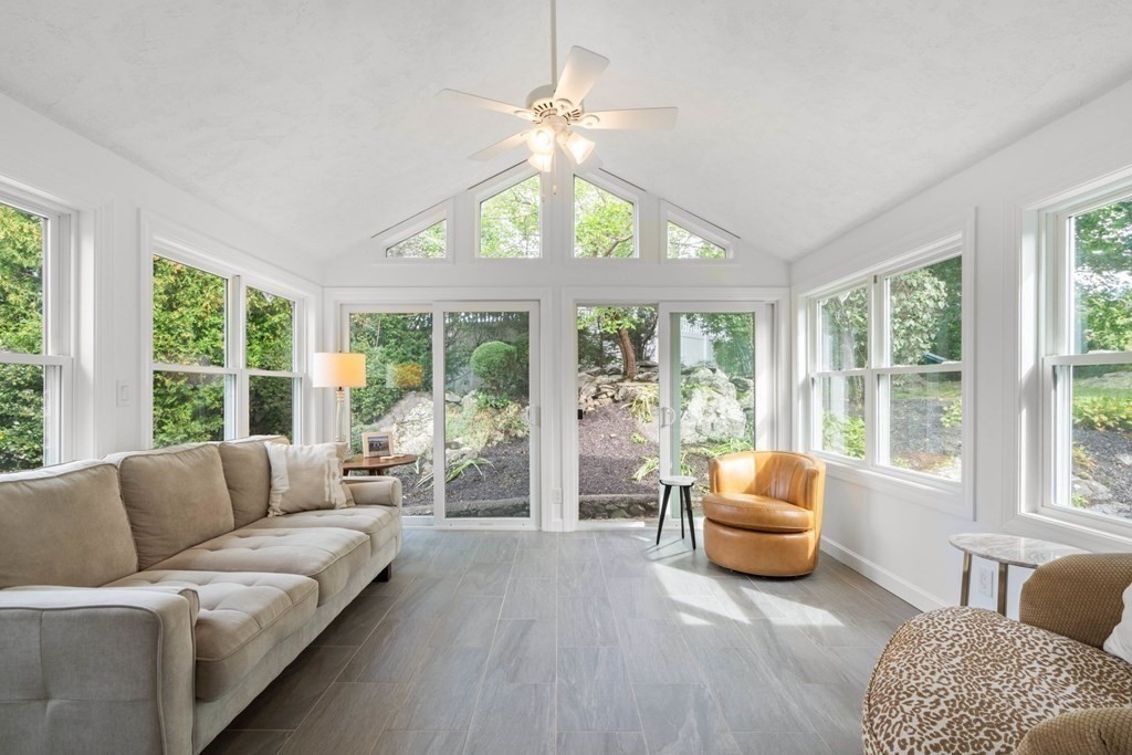 4 Rayner Circle Stoneham, MA 02180 - Photo 8 of 27 a living room with furniture and a large window
