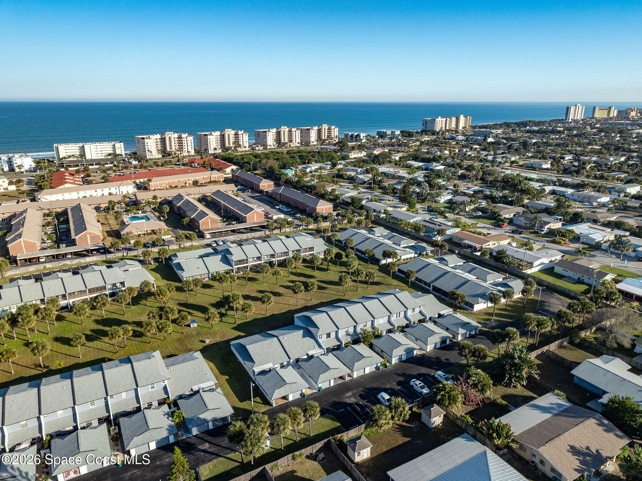720 Palm Springs Circle Indian Harbour Beach, FL 32937 - Photo 55 of 57 an aerial view of a balcony