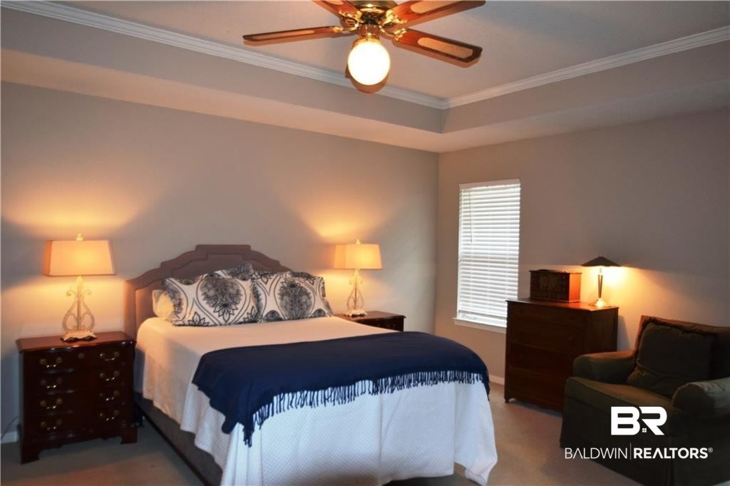 852 West Briar Court Mobile, AL 36609 - Photo 6 of 40 Master Bedroom has trey ceilings.