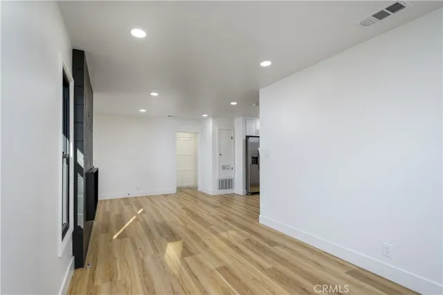 a view of a livingroom with a staircase