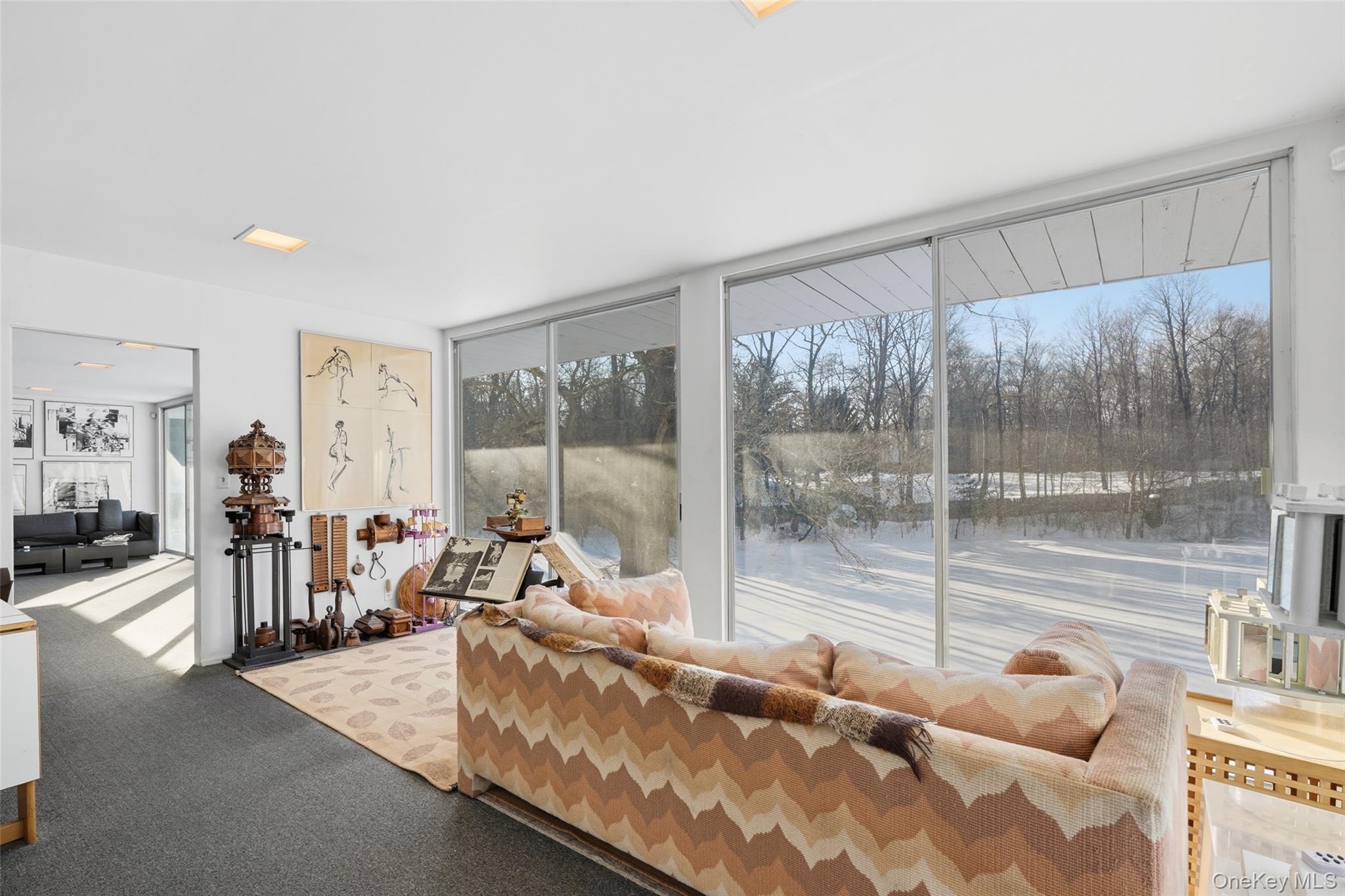 178 Hickory Kingdom Road Bedford, NY 10506 - Photo 14 of 30 a living room with furniture and a large window