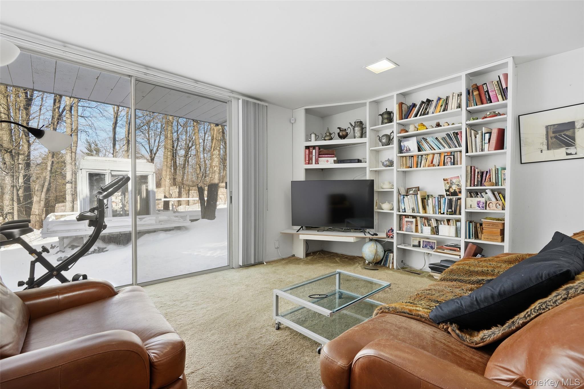 178 Hickory Kingdom Road Bedford, NY 10506 - Photo 18 of 30 a living room with furniture workspace and a flat screen tv