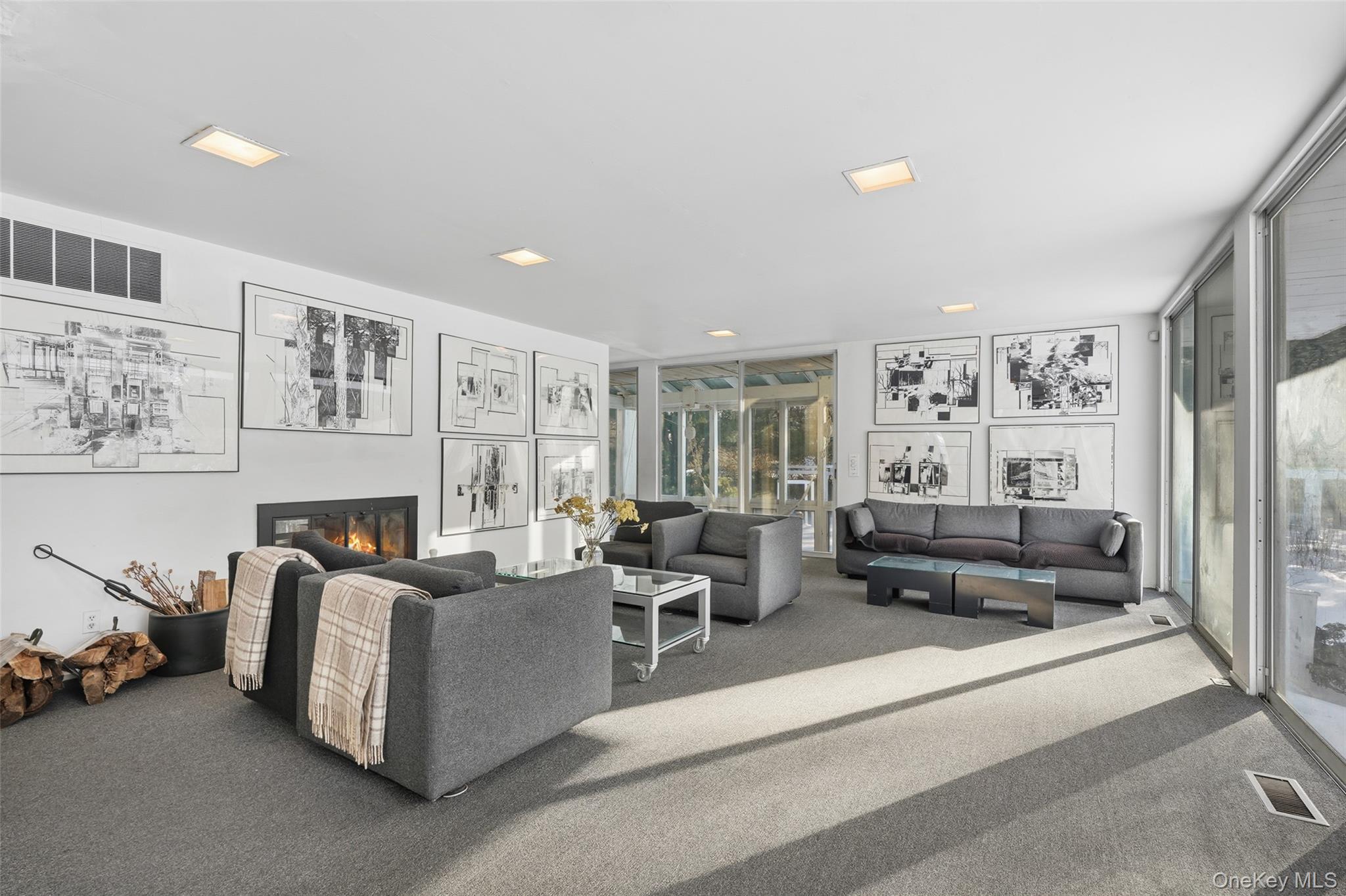 178 Hickory Kingdom Road Bedford, NY 10506 - Photo 5 of 30 a living room with furniture and a large window