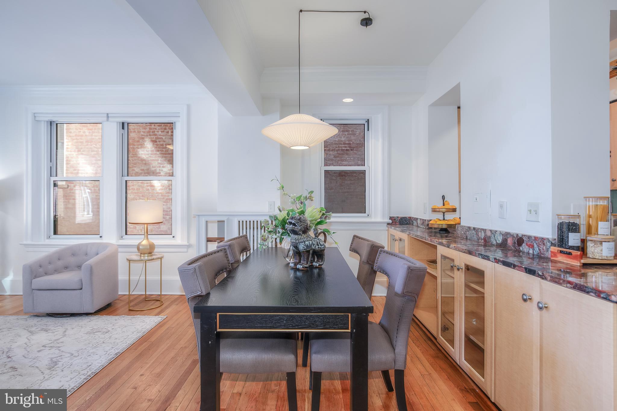 1954 Columbia Road Northwest, Unit 201 Washington, DC 20009 - Photo 12 of 41 Bright and inviting dining space with charm.
