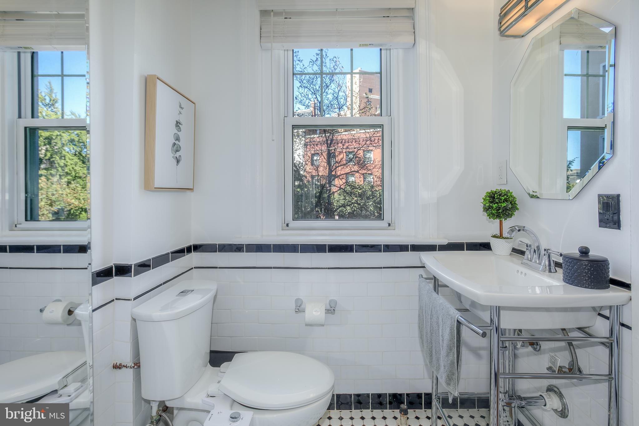 1954 Columbia Road Northwest, Unit 201 Washington, DC 20009 - Photo 25 of 41 Bright and airy primary bath