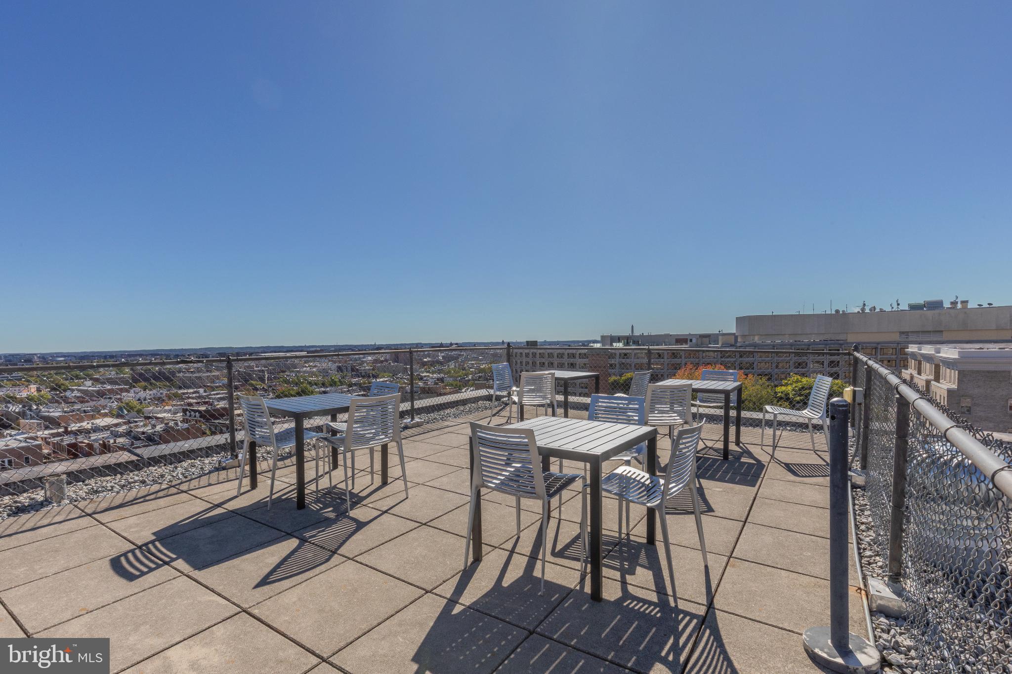 1954 Columbia Road Northwest, Unit 201 Washington, DC 20009 - Photo 37 of 41 Rooftop oasis with stunning city views.