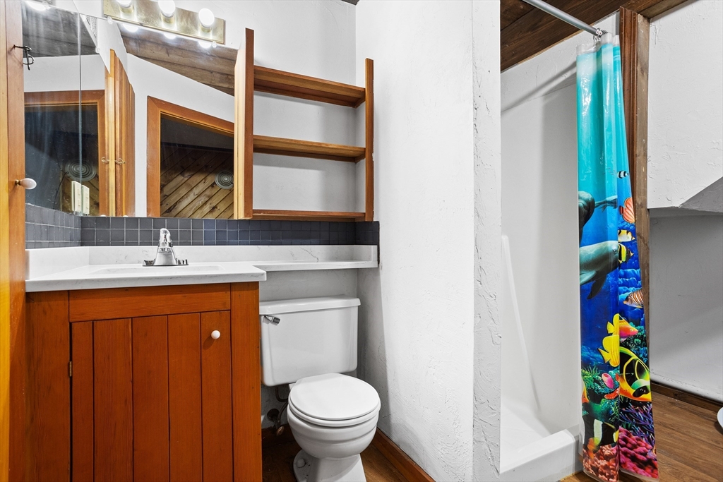 16 Middlesex Street, Unit 4 Chelmsford, MA 01863 - Photo 23 of 25 a bathroom with a sink a toilet and a mirror