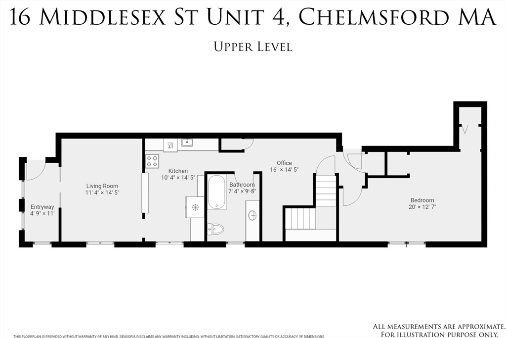 16 Middlesex Street, Unit 4 Chelmsford, MA 01863 - Photo 26 of 27 a picture of a floor plan