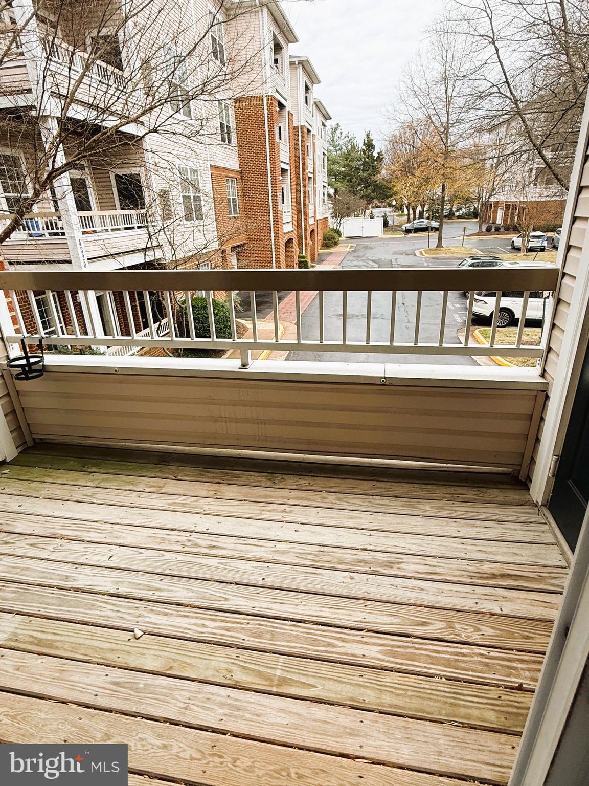 4330 L Cannon Ridge Court, Unit 31 Fairfax, VA 22033 - Photo 17 of 32 balcony from main living room