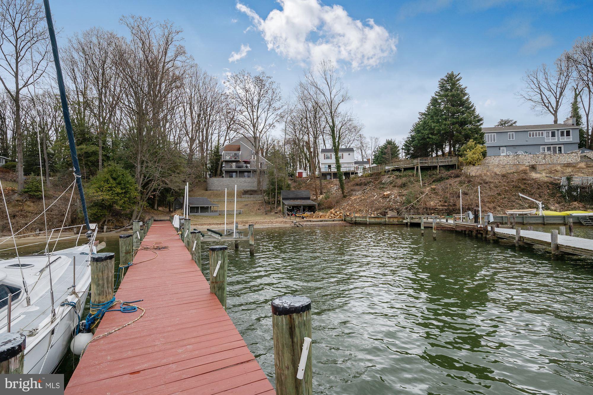 514 Edgewater Road Pasadena, MD 21122 - Photo 43 of 55 Private Deep Water Pier