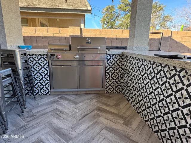 a close view of a fireplace