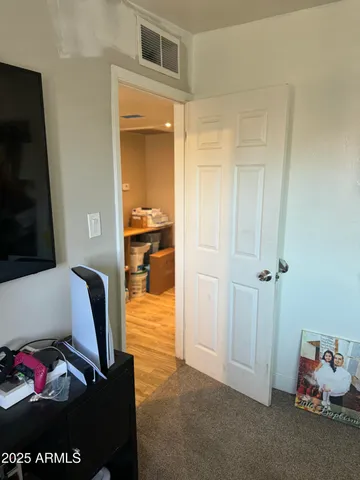 a view of a storage & utility room