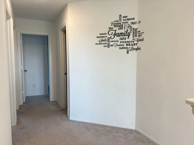 a close view of a utility room with windows