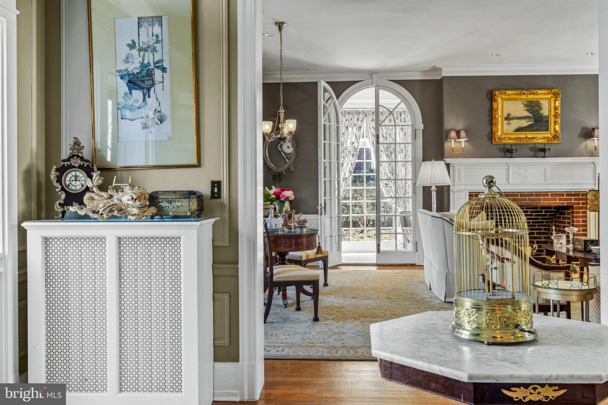 4102 Greenway Baltimore, MD 21218 - Photo 14 of 92 Center hall connects living room with library