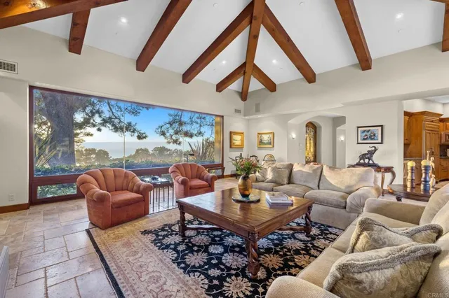 a view of a building from a window