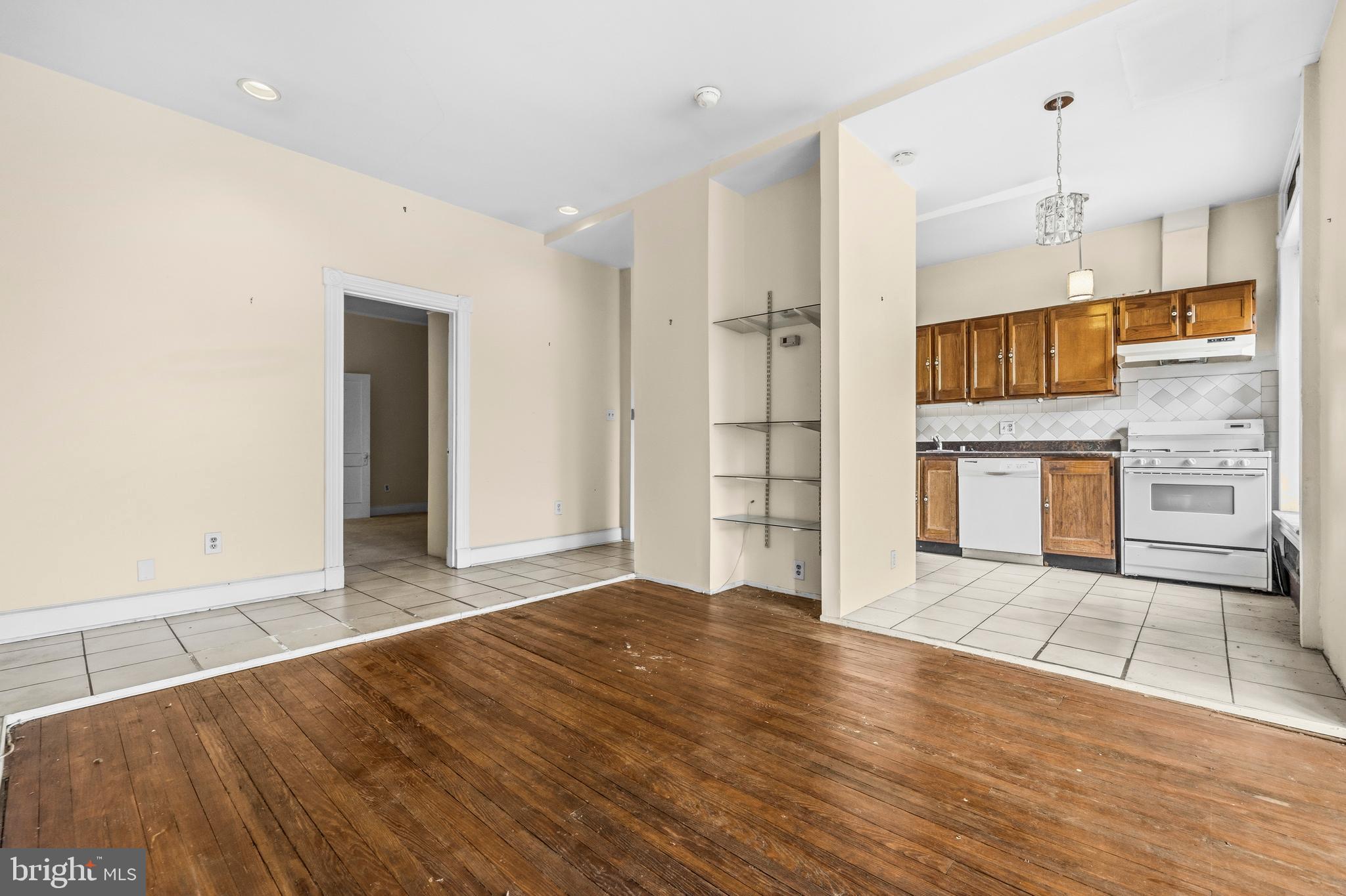 1920 11th Street Northwest Washington, DC 20001 - Photo 27 of 55 a view of a kitchen with wooden floor and a kitchen