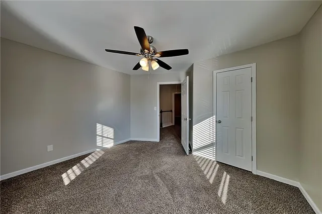 a view of an empty room