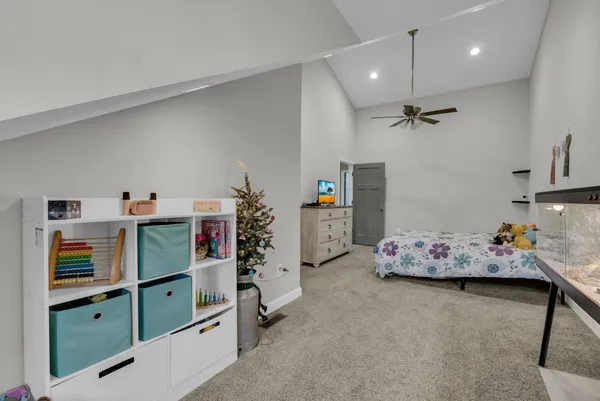 a room with storage and utility