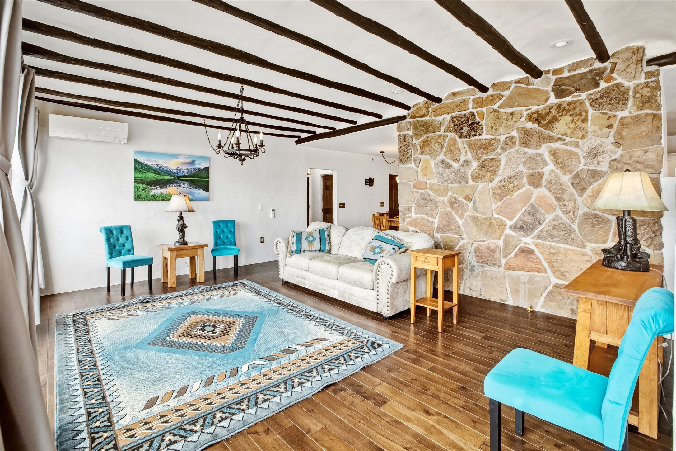 100 Rancho Alegre Road Santa Fe, NM 87508 - Photo 1 of 32 Living Room
