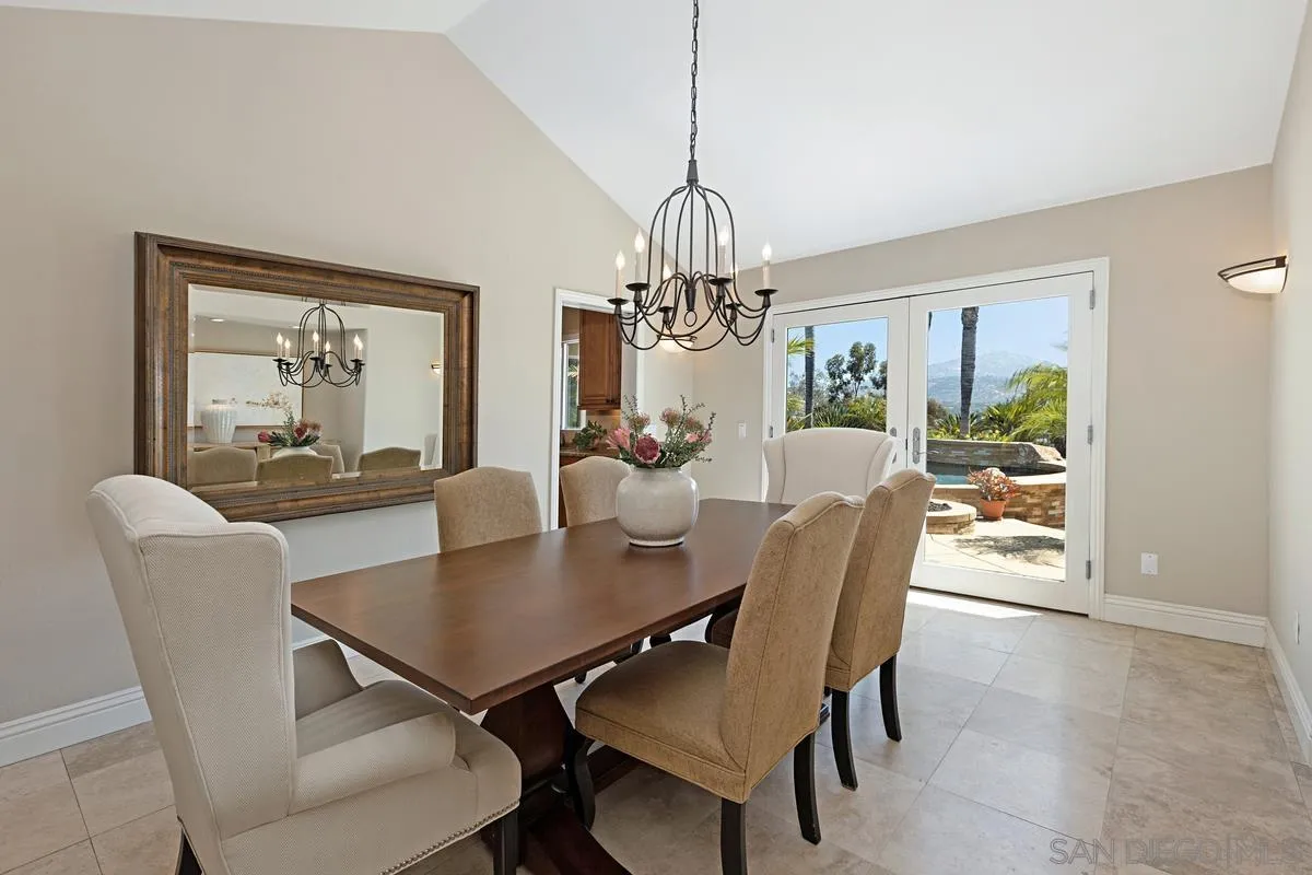 14258 Palisades Drive Poway, CA 92064 - Photo 7 of 40 a view of a dining room with furniture window and outside view
