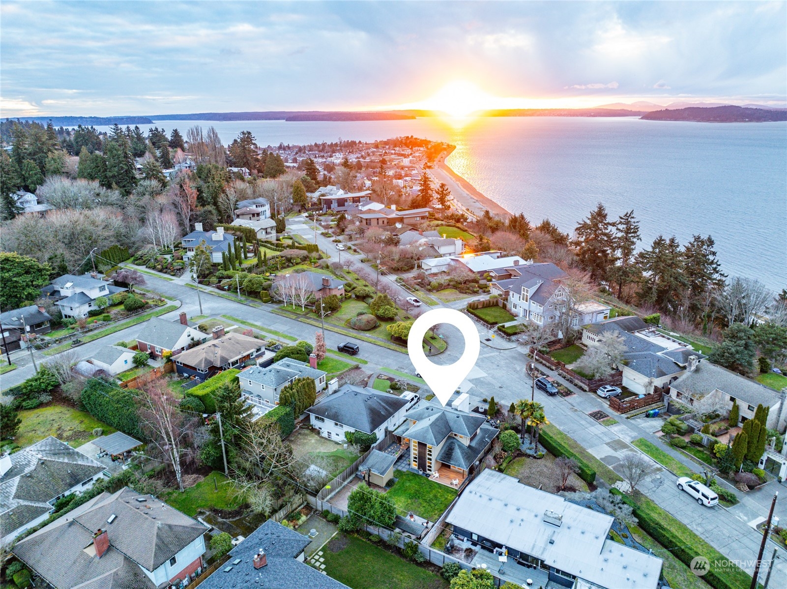 2148 Sunset Avenue Southwest Seattle, WA 98116 - Photo 1 of 40 an aerial view of multiple house