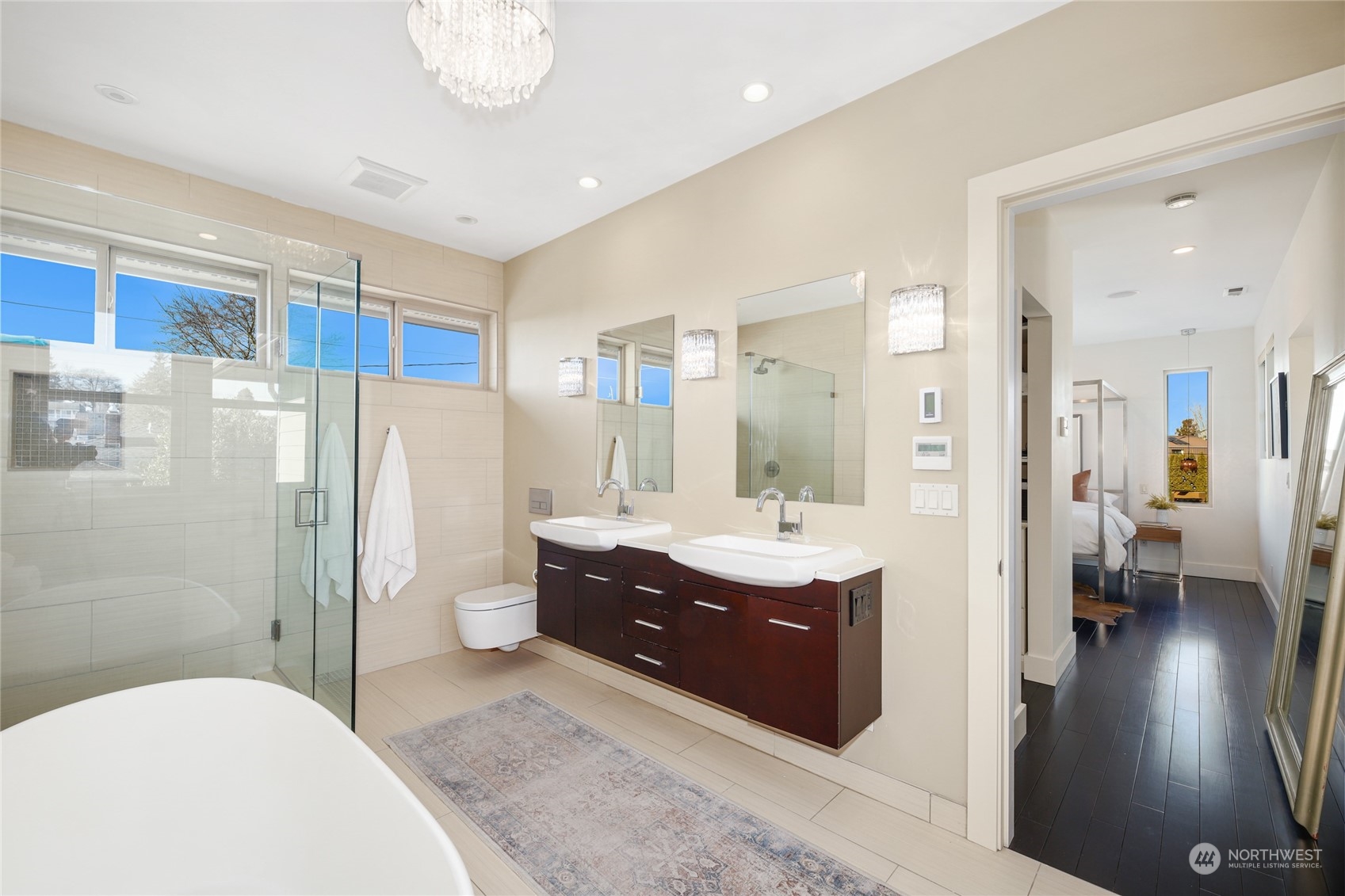 2148 Sunset Avenue Southwest Seattle, WA 98116 - Photo 25 of 40 a spacious bathroom with a bathtub shower sink and toilet