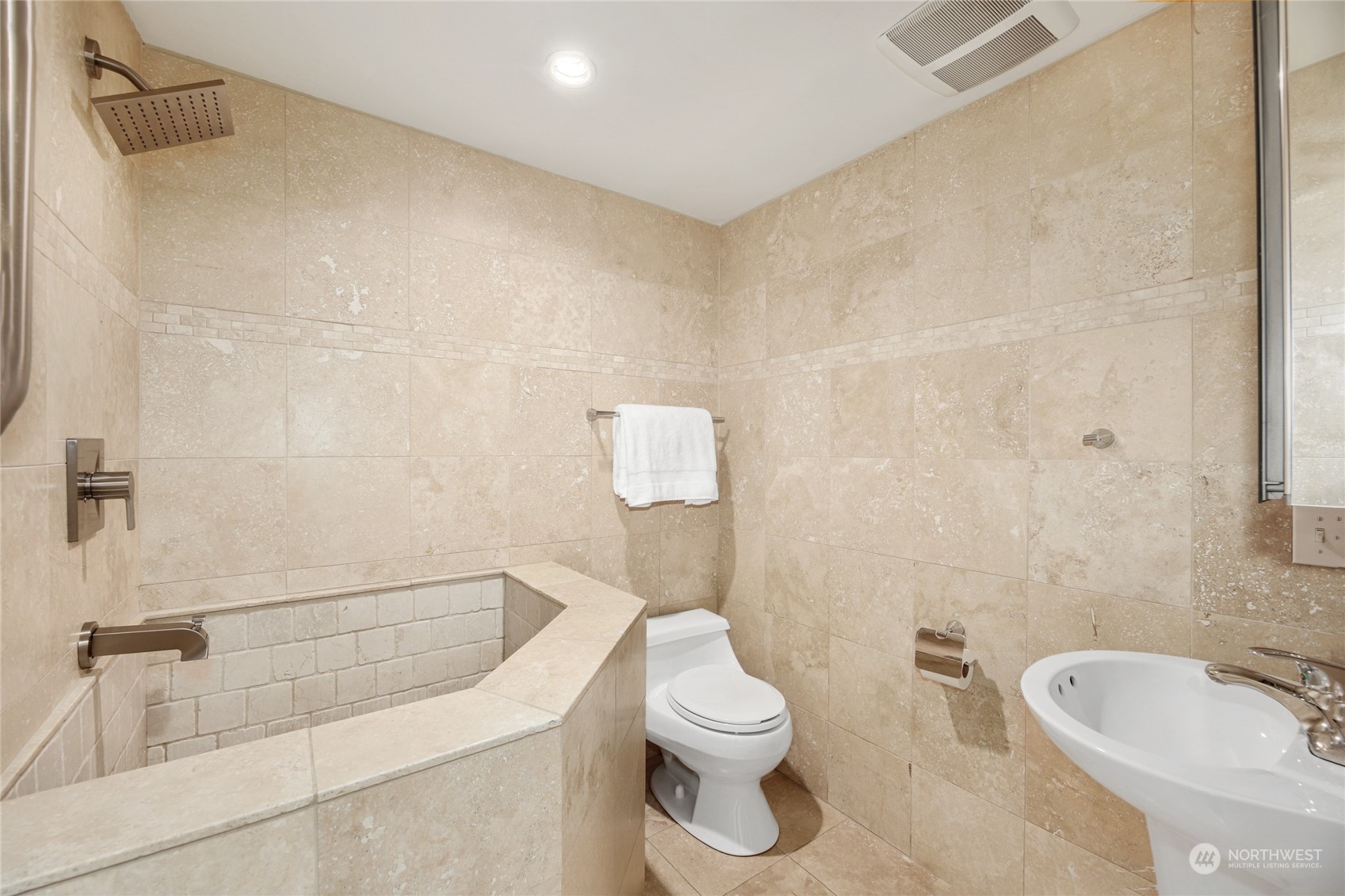 2148 Sunset Avenue Southwest Seattle, WA 98116 - Photo 32 of 40 a white toilet sitting next to a bath tub