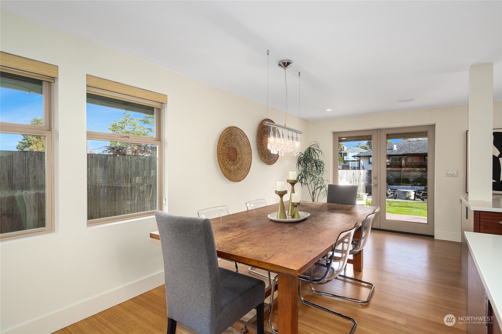 2148 Sunset Avenue Southwest Seattle, WA 98116 - Photo 8 of 40 a view of a dining room with furniture window and wooden floor