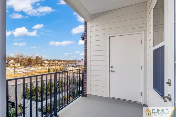 a view of a backyard with a slide and a slide