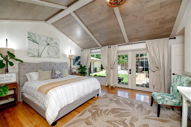 a large living room with a large window