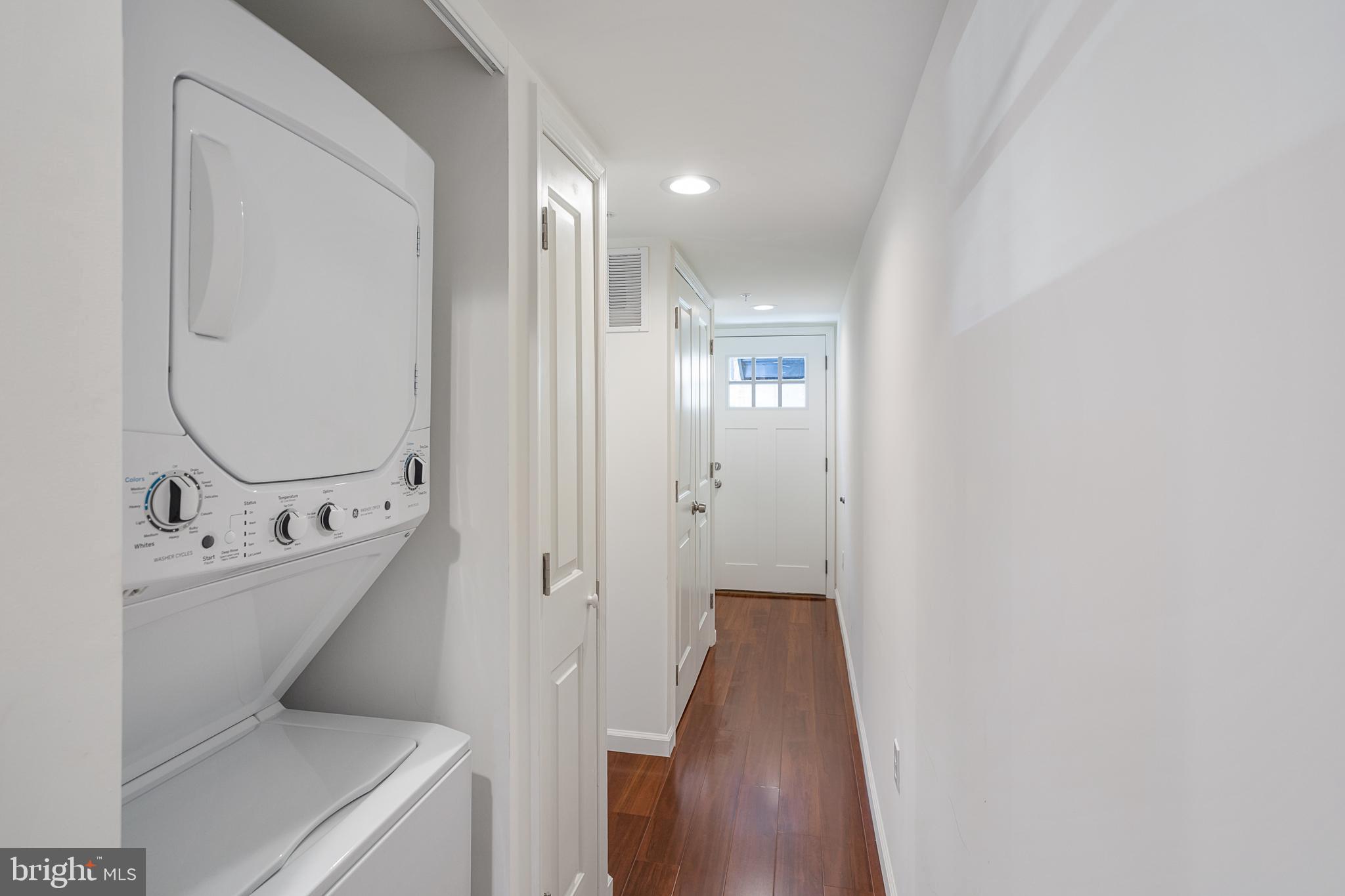 24 N Street Northwest, Unit 2 Washington, DC 20001 - Photo 14 of 15 Washer & Dryer