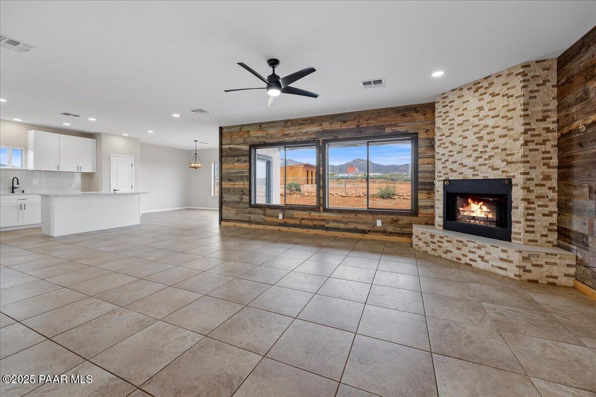 320 South Hoss Road Dewey, AZ 86327 - Photo 4 of 42 a living room with furniture and a fireplace