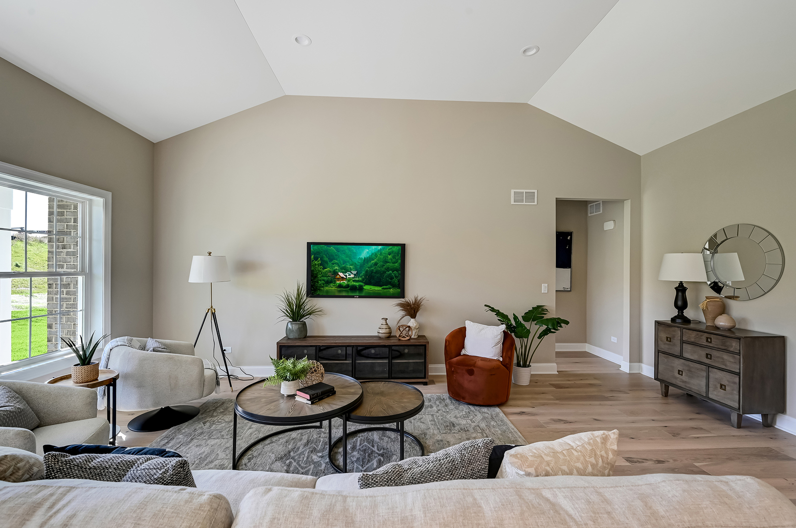 12215 Copper Ridge Drive, Unit 13 Lemont, IL 60439 - Photo 7 of 21 a living room with furniture and wooden floor