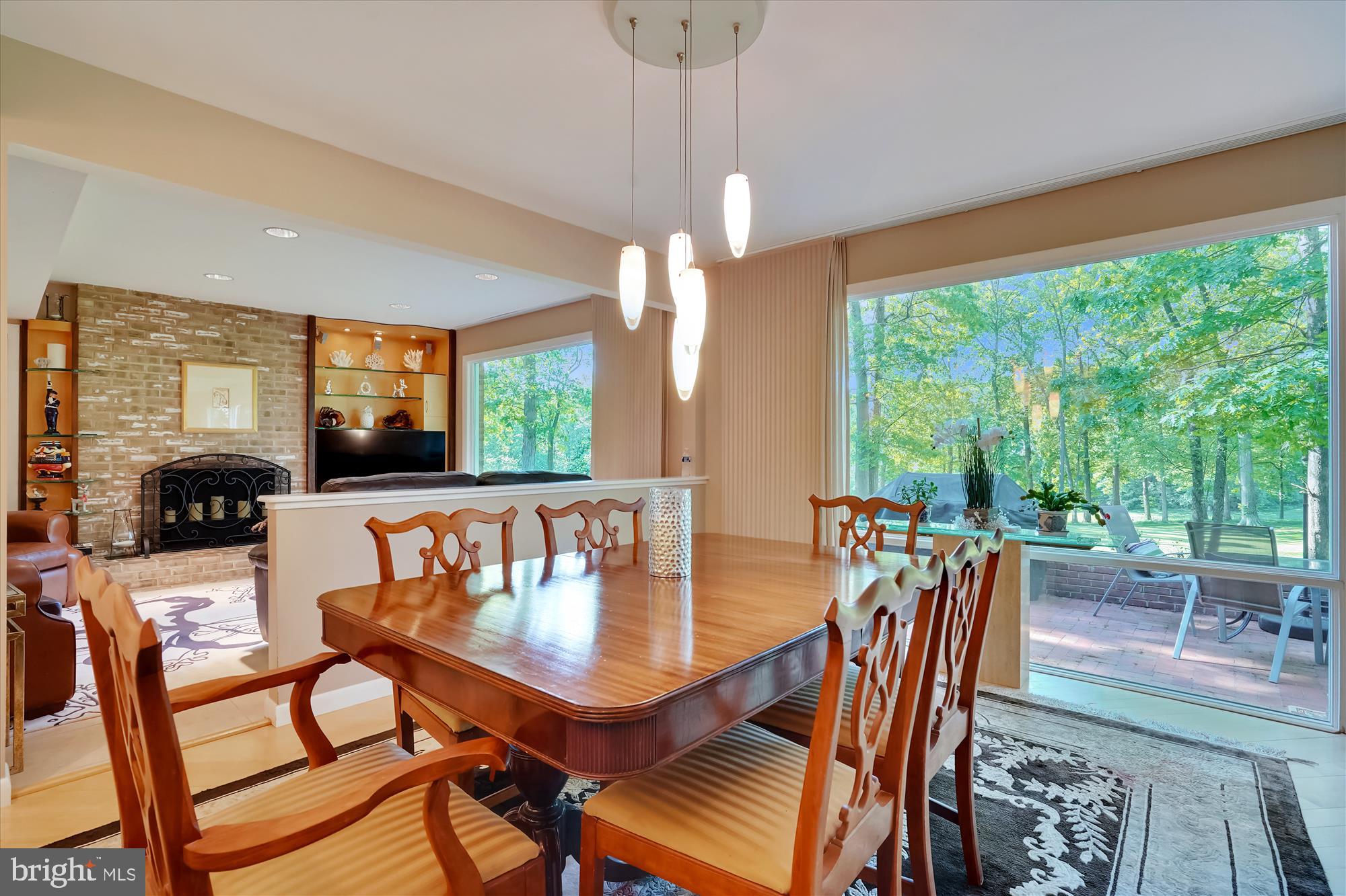 1703 Red Oak Circle Reston, VA 20190 - Photo 8 of 43 Dining room overlooking patio and gold course