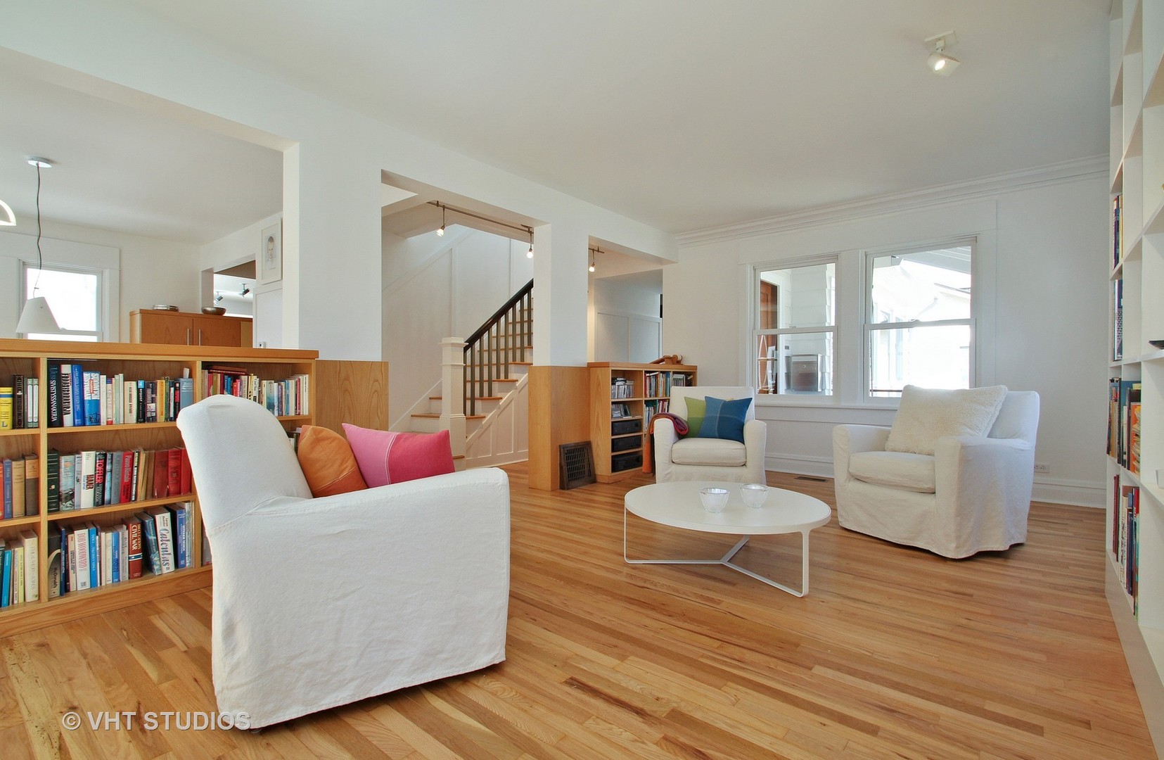 2234 Forestview Road Evanston, IL 60201 - Photo 19 of 76 a living room with furniture and a wooden floor