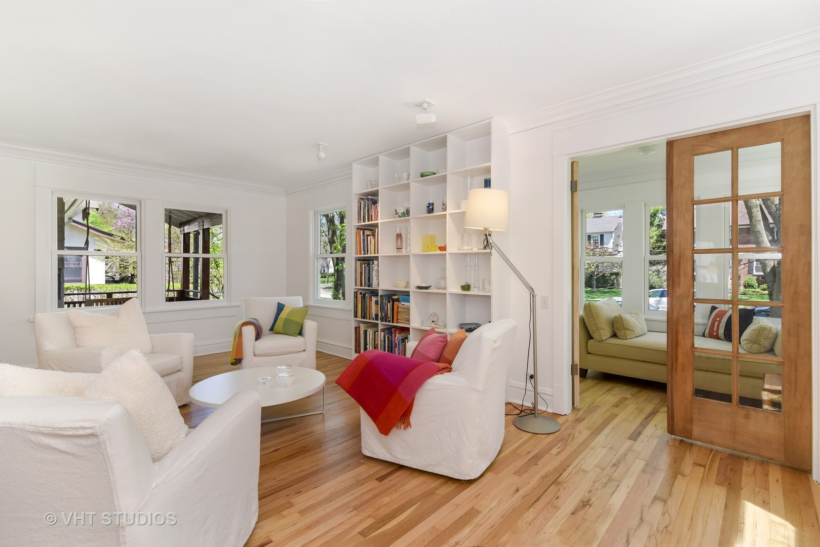 2234 Forestview Road Evanston, IL 60201 - Photo 21 of 76 a living room with furniture and wooden floor