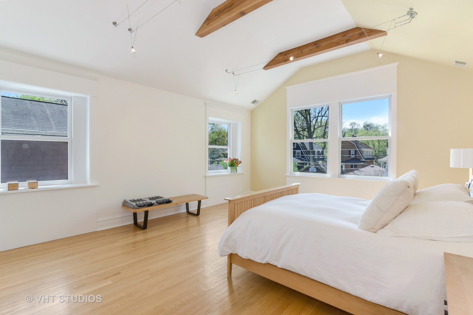 2234 Forestview Road Evanston, IL 60201 - Photo 62 of 76 a bedroom with a bed and windows